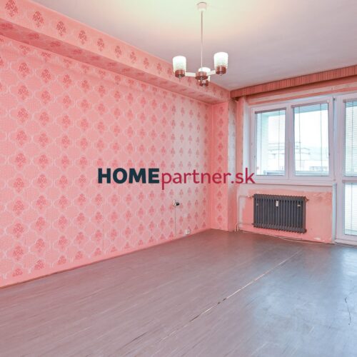 NOBELOVA, 2-i byt, 57 m2– loggia, zrekonštruovaný bytový dom, možnosť rekonštrukcie podľa vl. predstáv